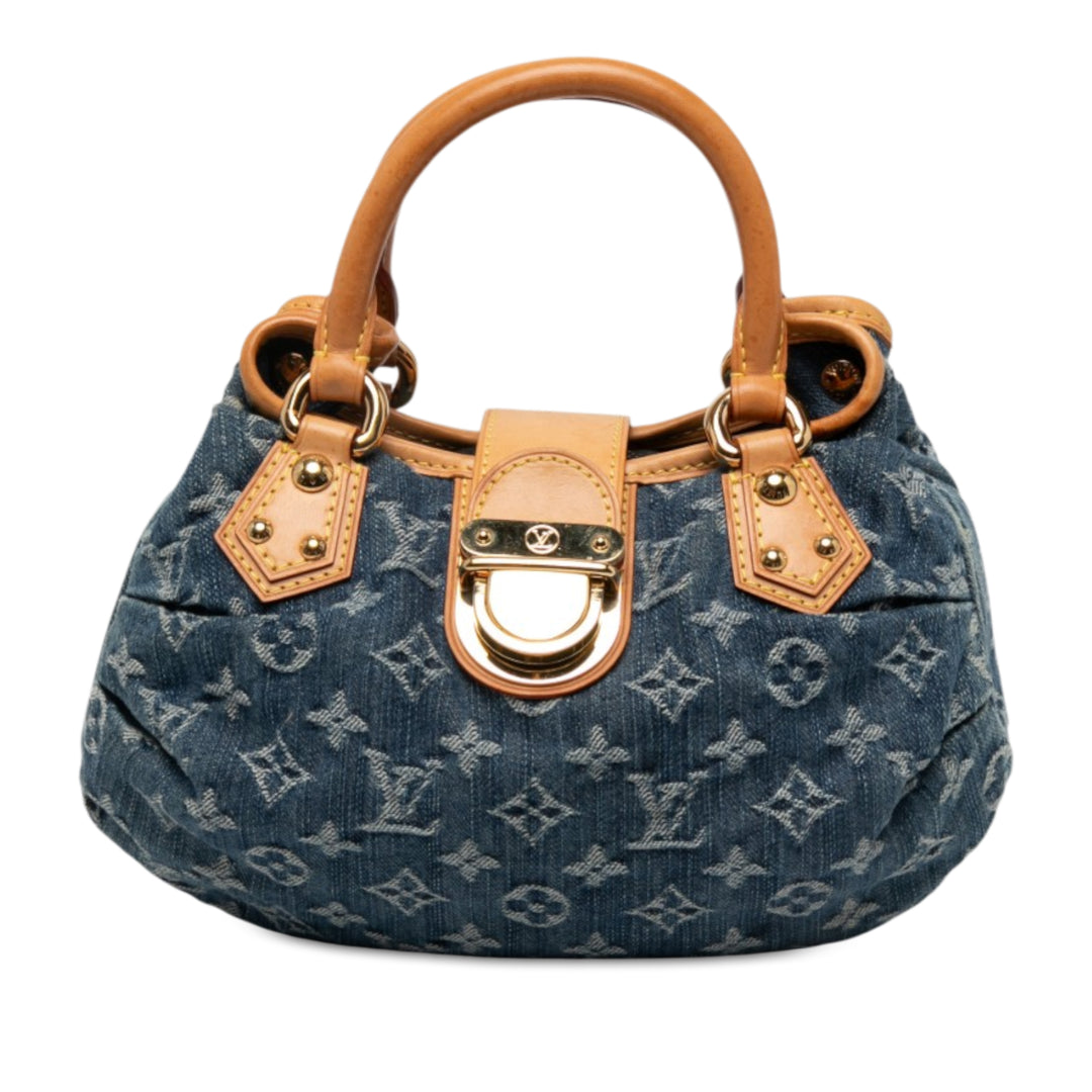 Louis Vuitton Pleaty Monogram Bleu – vue principale – GABY PARIS