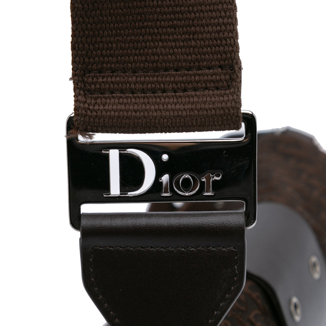 Diorissimo Trotter Canvas Street Chic Crossbody Brown - Gaby Paris