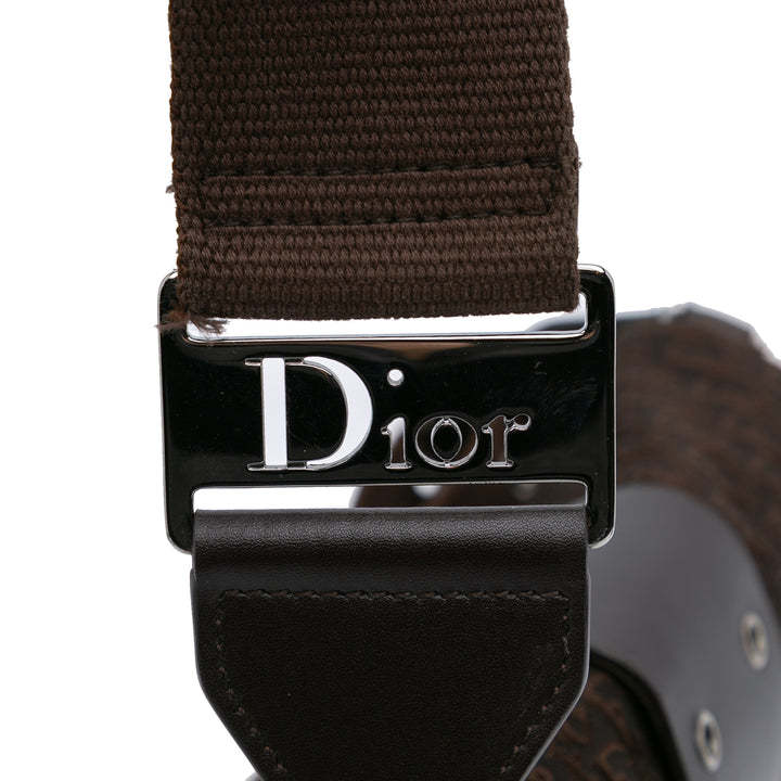 Diorissimo Trotter Canvas Street Chic Crossbody Brown - Gaby Paris
