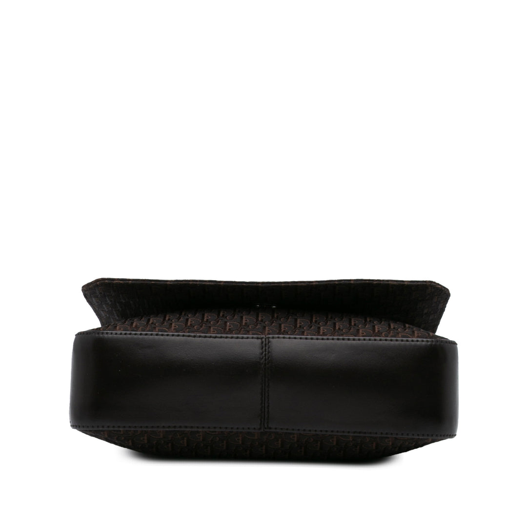 Diorissimo Trotter Canvas Street Chic Crossbody Brown - Gaby Paris