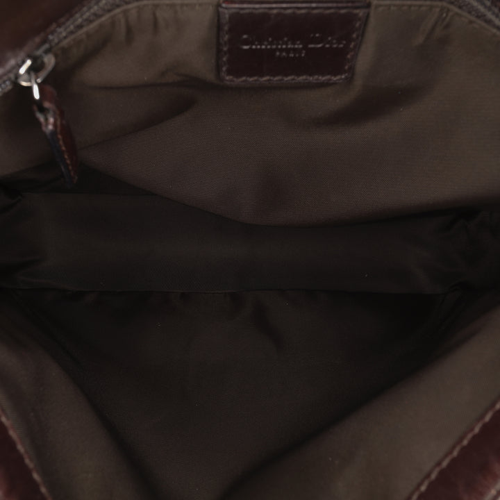 Diorissimo Trotter Canvas Street Chic Crossbody Brown - Gaby Paris