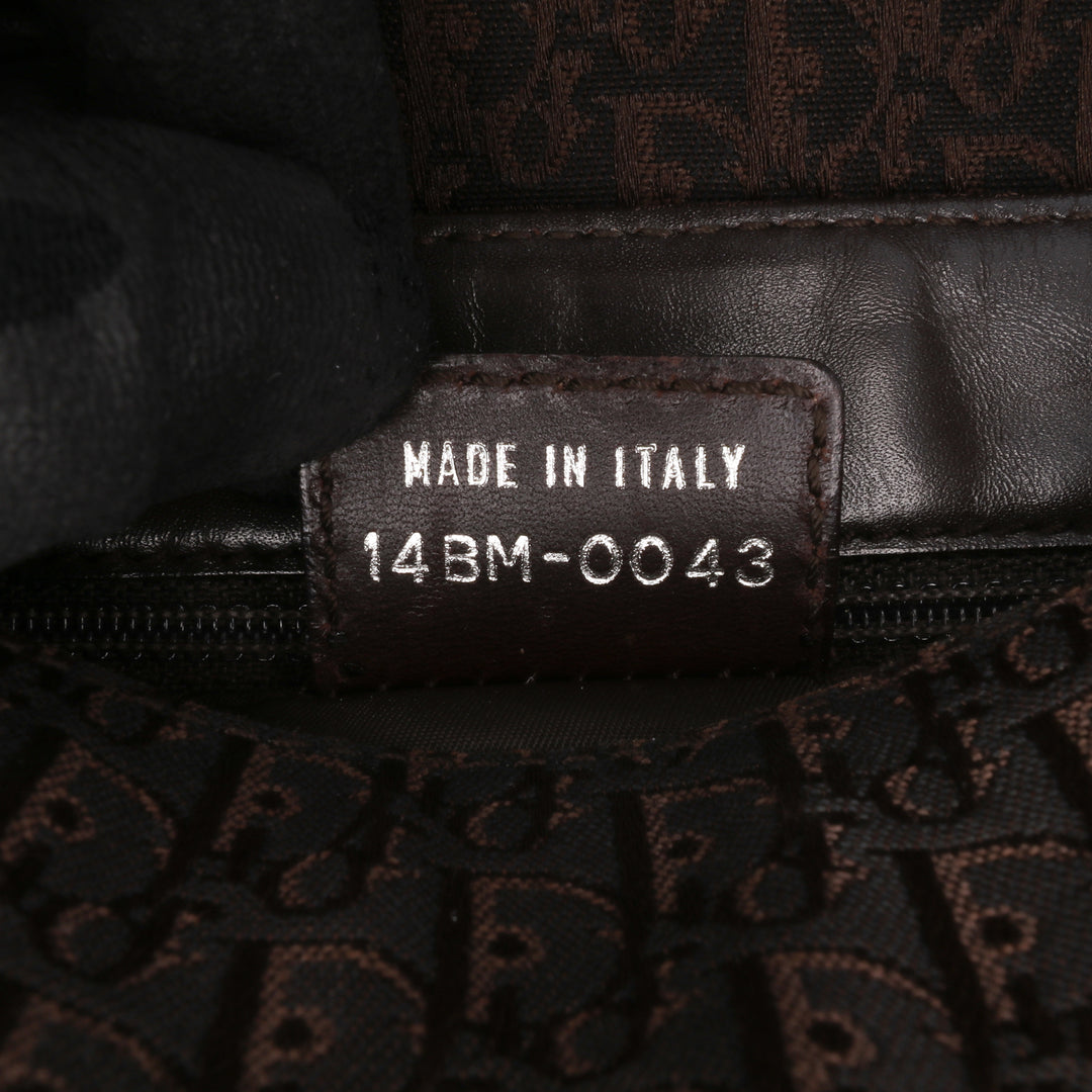 Diorissimo Trotter Canvas Street Chic Crossbody Brown - Gaby Paris