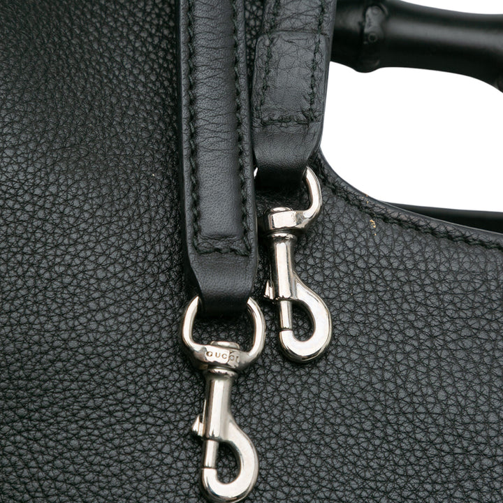 Gucci Medium Cuir de veau Bamboo Daily Shopper Sac