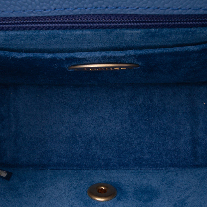 Chanel Mini Square Pure Classic Caviar Simple rabat