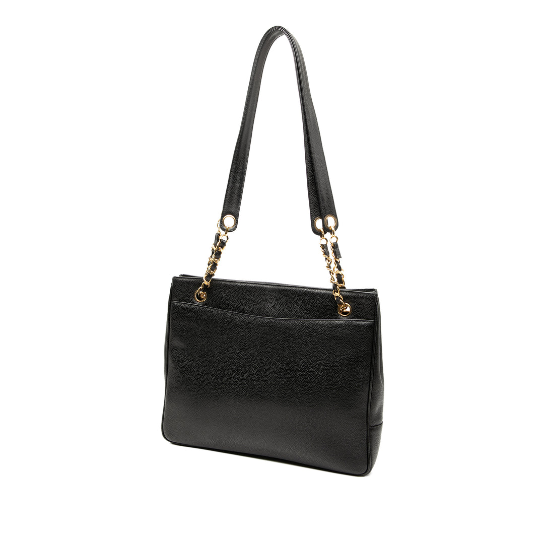 Chanel CC Caviar Cabas chaîne