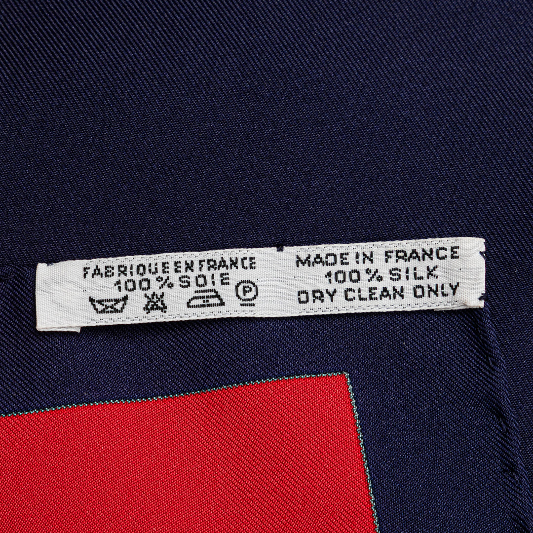 Hermès Parures des Sables Soie Foulard Bleu – GABY PARIS Authentique