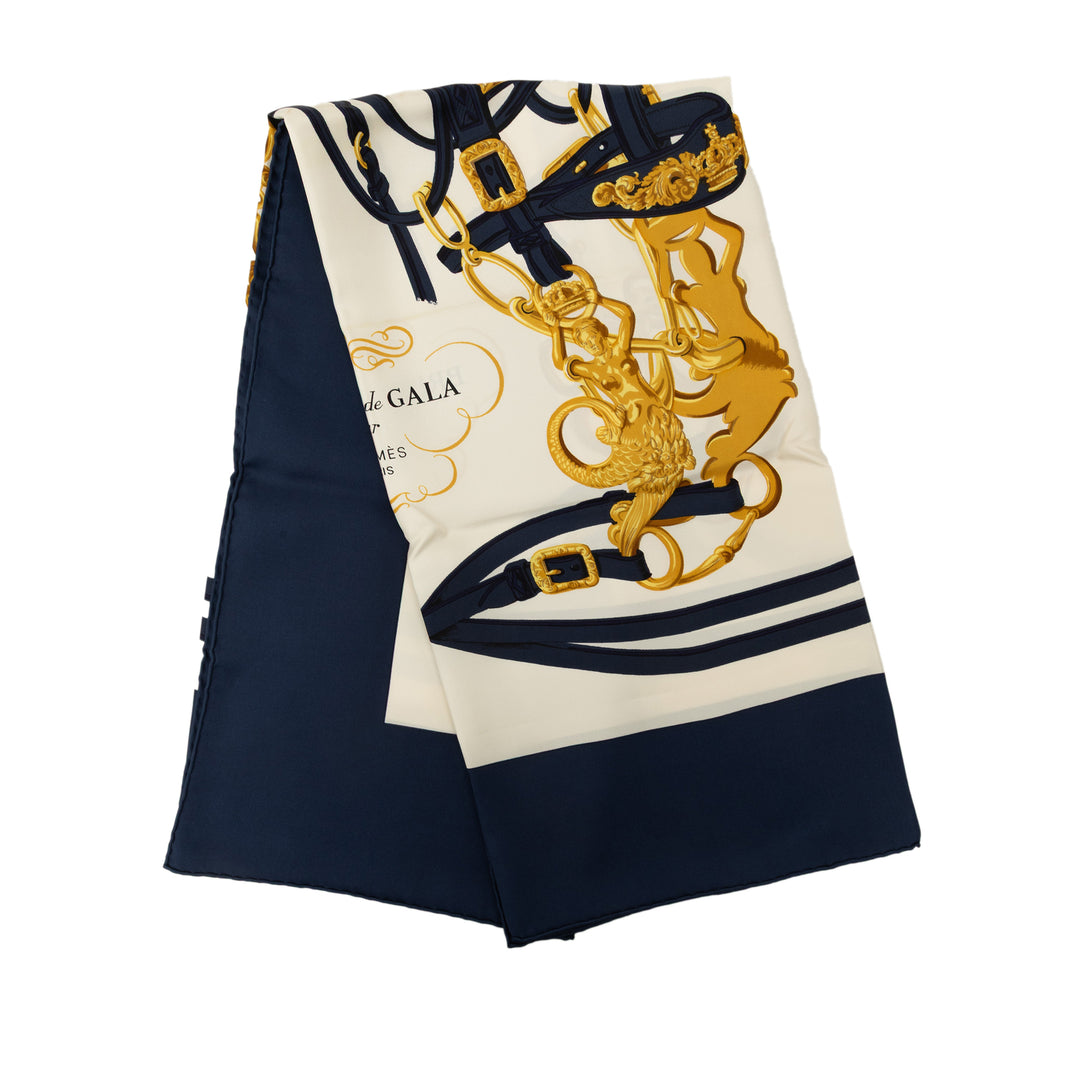 Brides de Gala Foulard 90 Bleu