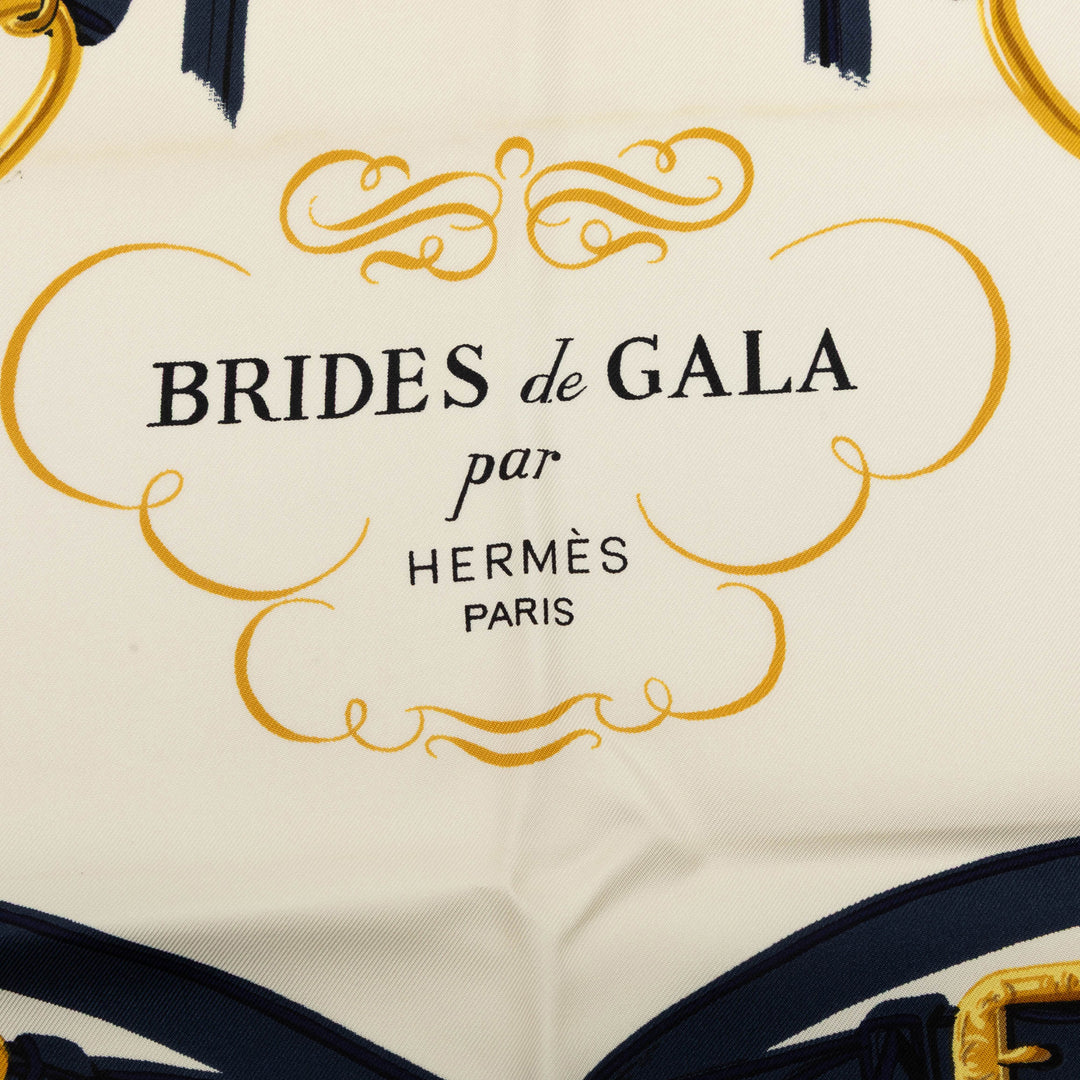 Brides de Gala Foulard 90 Bleu