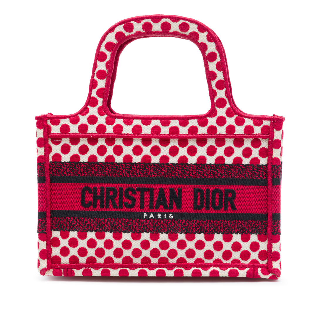 Dior DiorAmour Mini brodé Toile Dots Book Cabas
