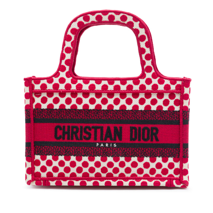 Dior DiorAmour Mini brodé Toile Dots Book Cabas