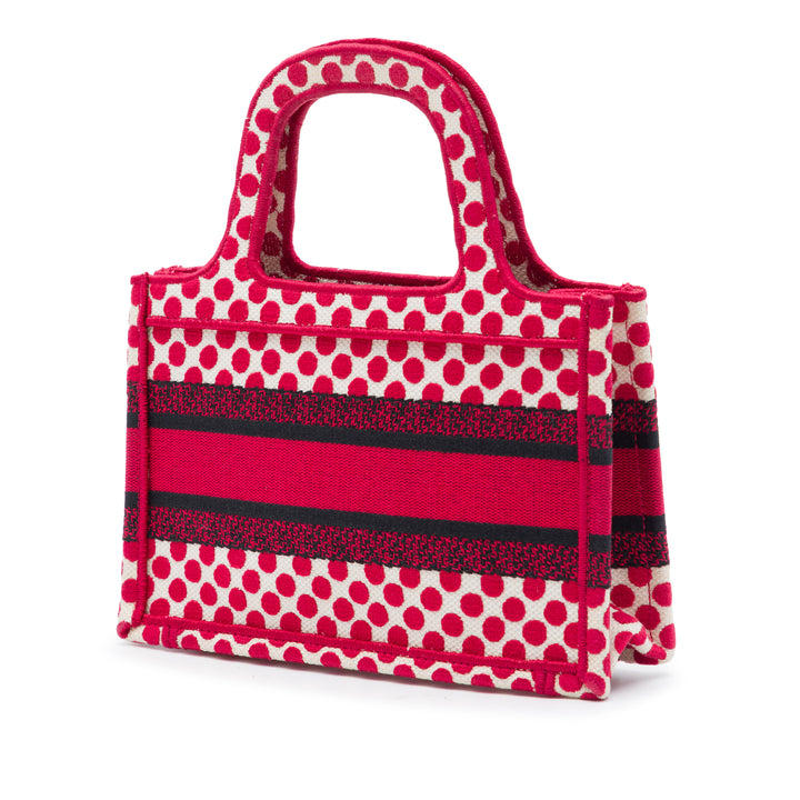 Dior DiorAmour Mini brodé Toile Dots Book Cabas