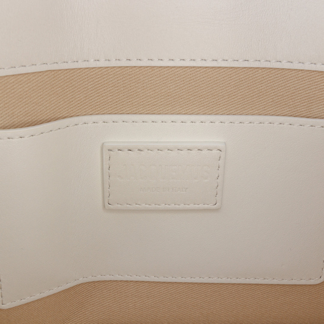 Jacquemus Cuir de veau Le Bambino Long Blanc