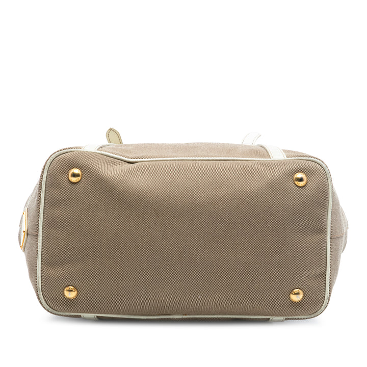 Canapa Logo Bow Sac Marron