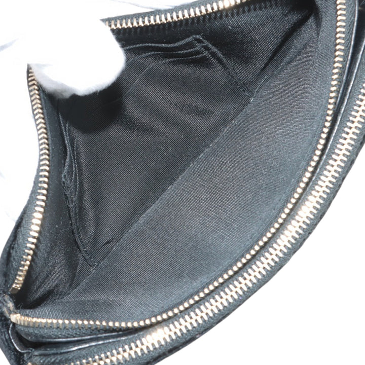 Chanel Velour Pearl Embellished Double Zip Pochette with Chain Noir – GABY PARIS Authentique