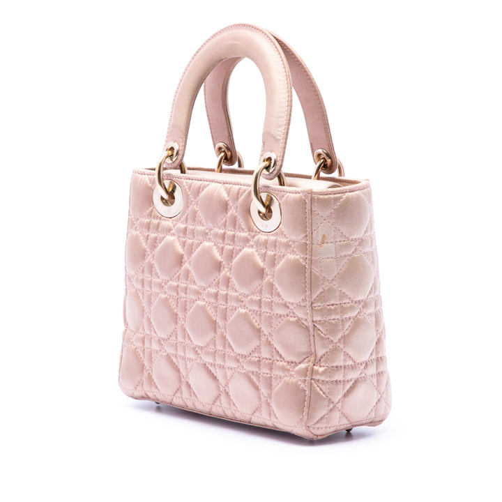 Dior Small Satin Cannage Swarovski Lady Dior