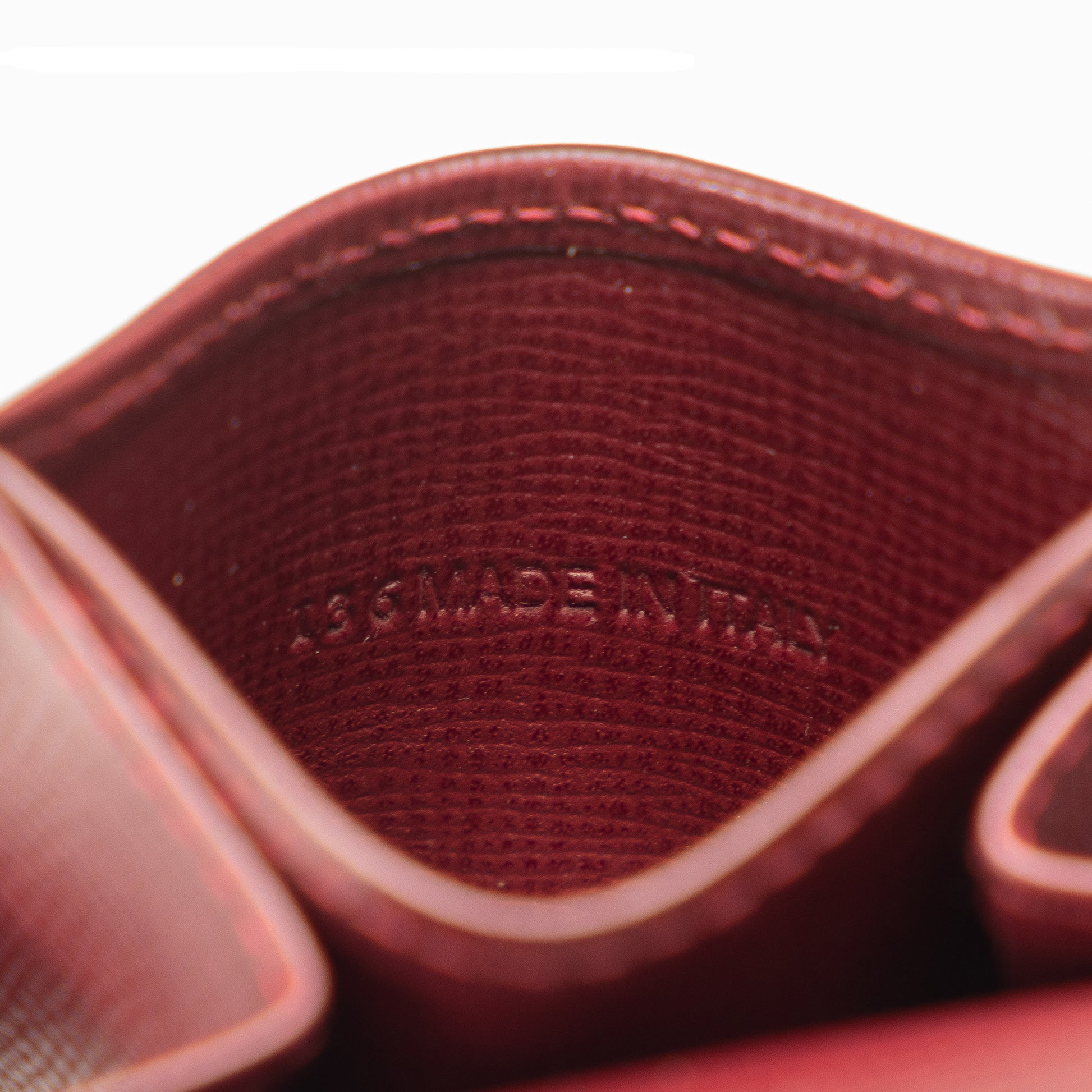 Must de Cartier Leather Coin Pouch Red - Gaby Paris