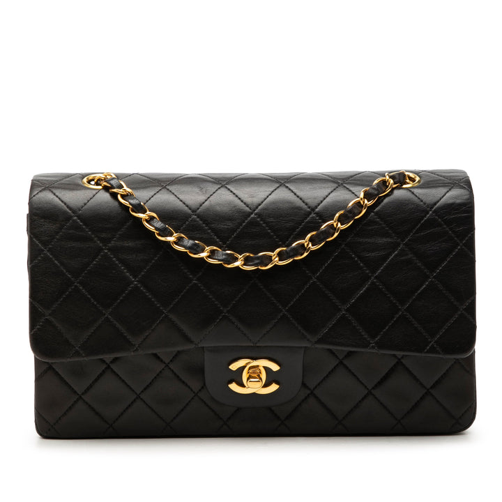 Chanel Medium Classic Cuir d'agneau Double rabat