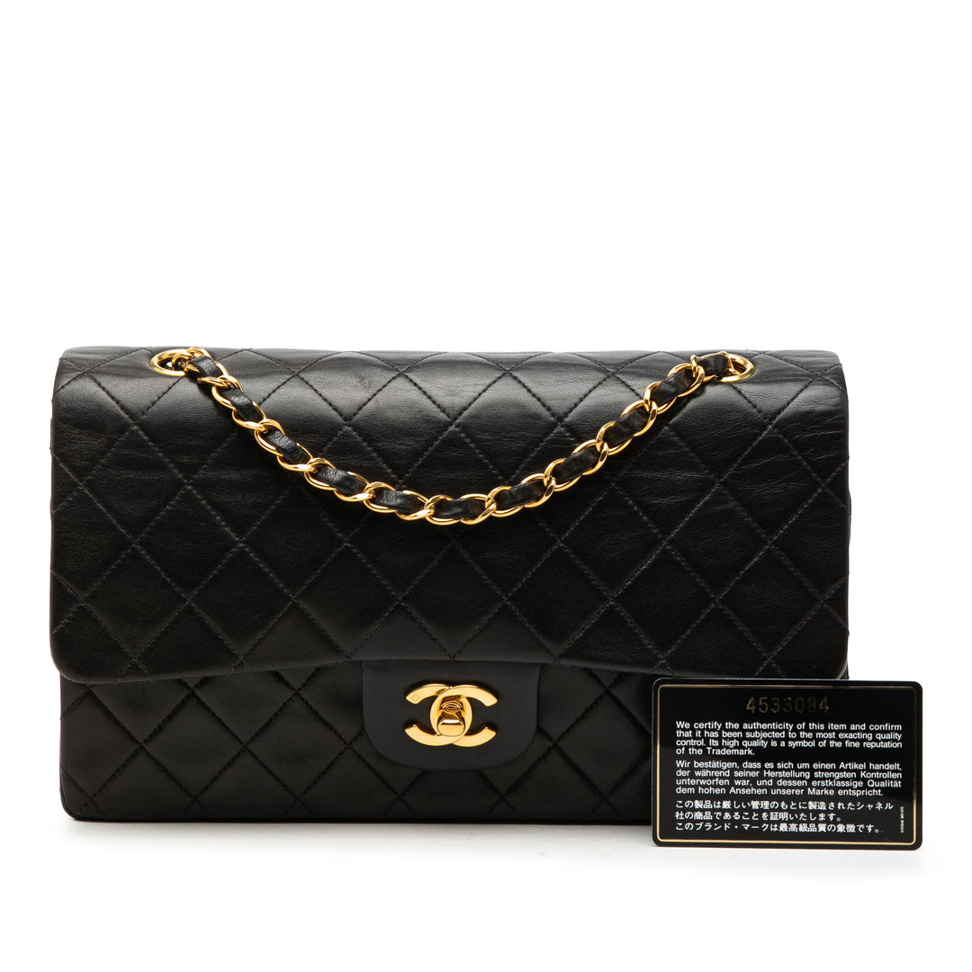 Chanel Medium Classic Cuir d'agneau Double rabat