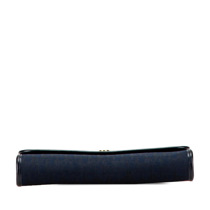 Dior Oblique Toile Chain Sac porté croisé Bleu – GABY PARIS Authentique