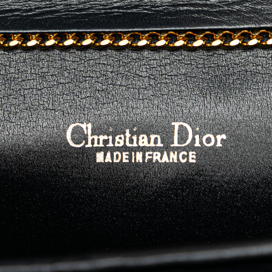 Dior Oblique Toile Chain Sac porté croisé Bleu – GABY PARIS Authentique