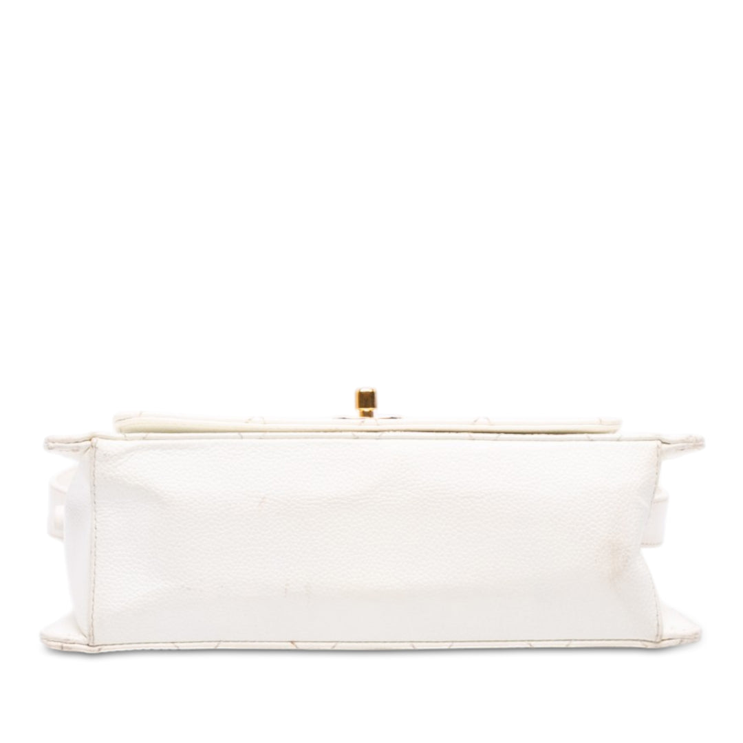 Chanel CC Matelassé Sac Cuir caviar