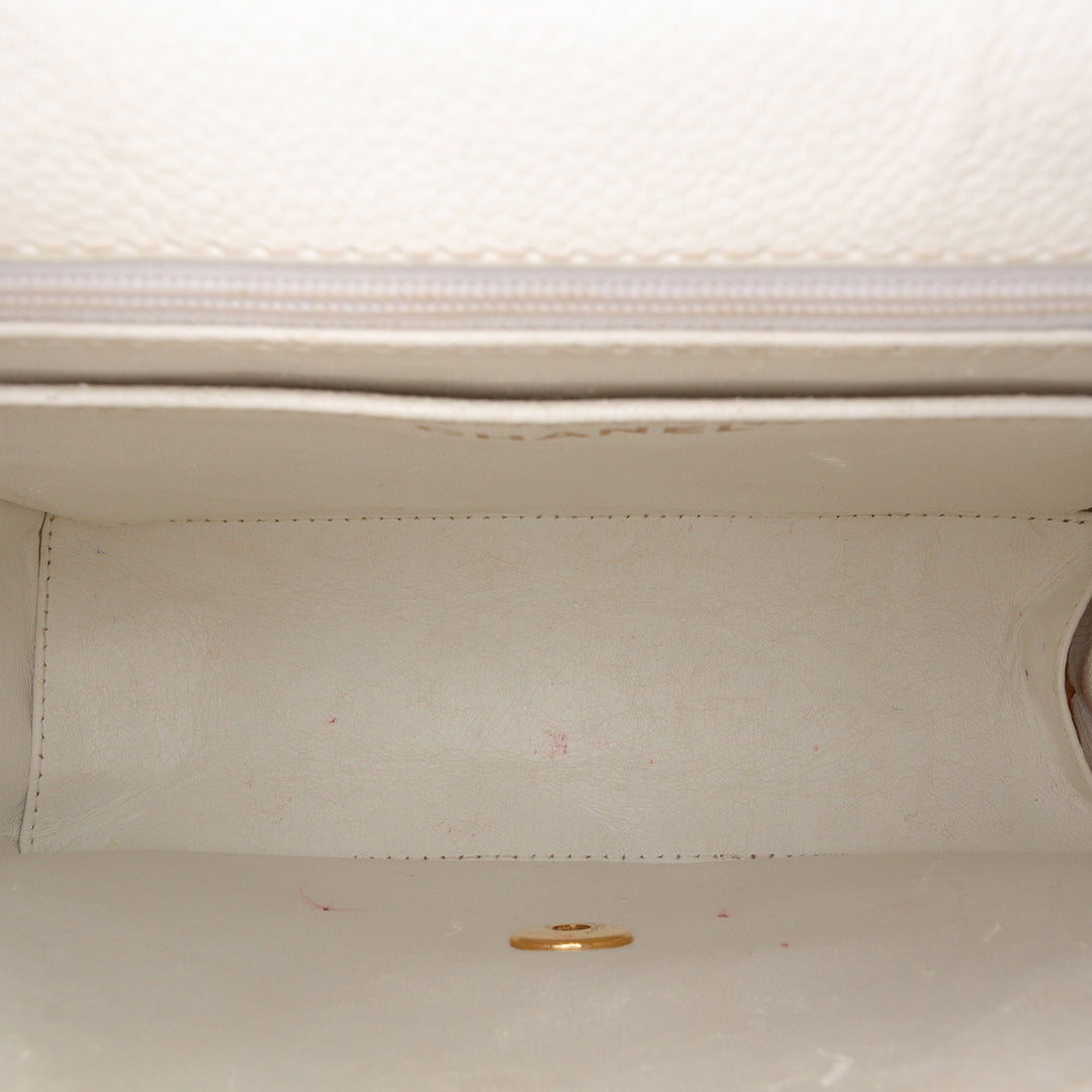 Chanel CC Matelassé Sac Cuir caviar