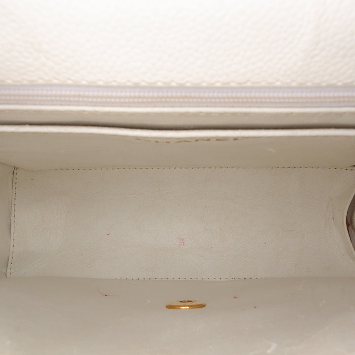 Chanel CC Matelassé Sac Cuir caviar