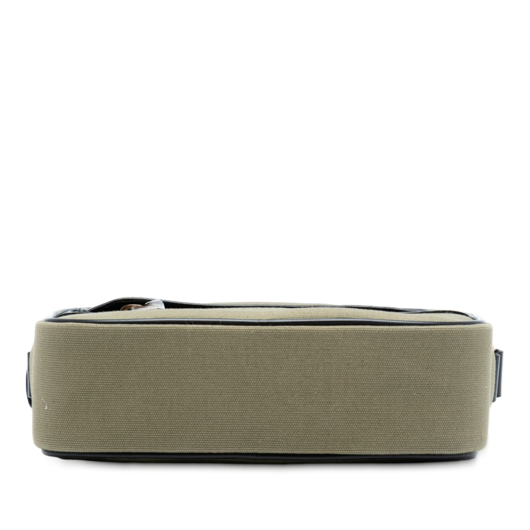 Saint Laurent Small Toile Camp Sac caméra