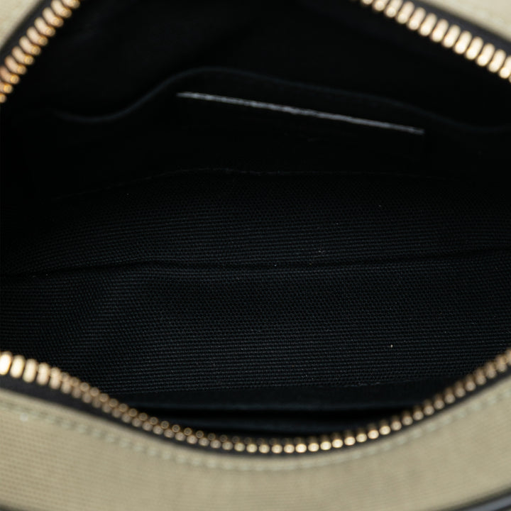 Saint Laurent Small Toile Camp Sac caméra