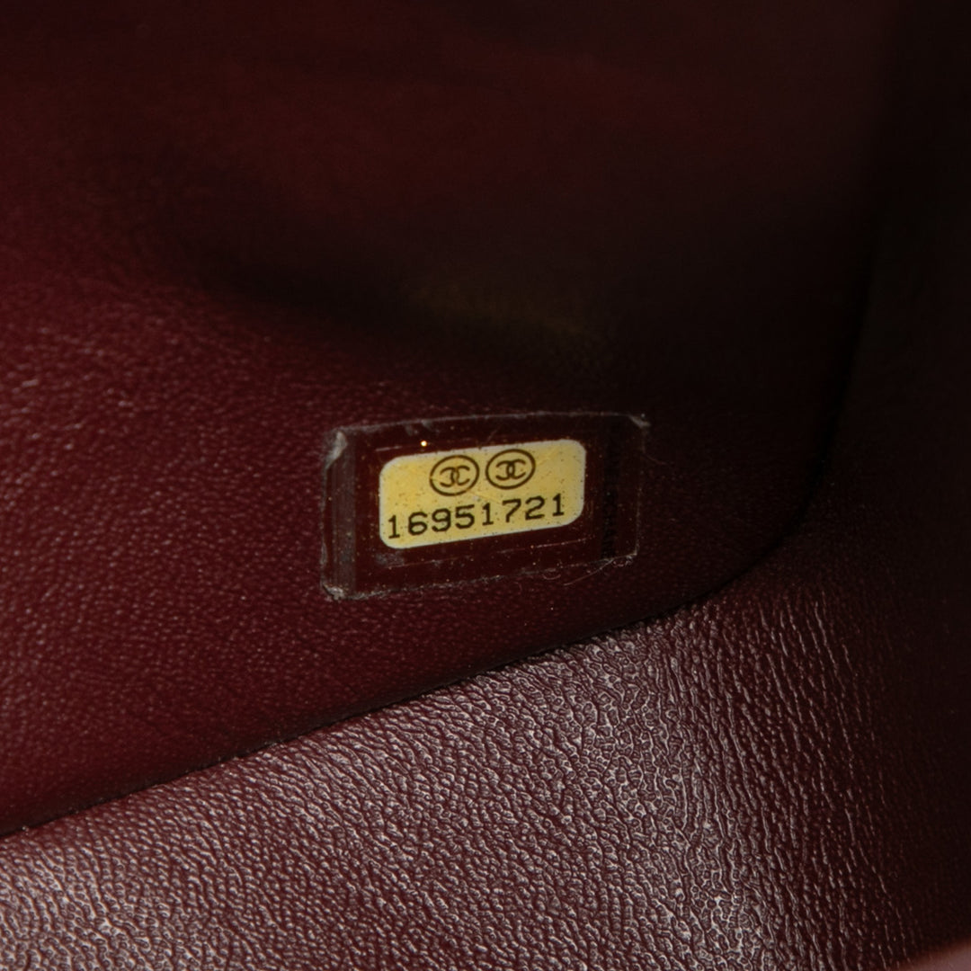 Classic Double rabat Jumbo Cuir caviar Noir