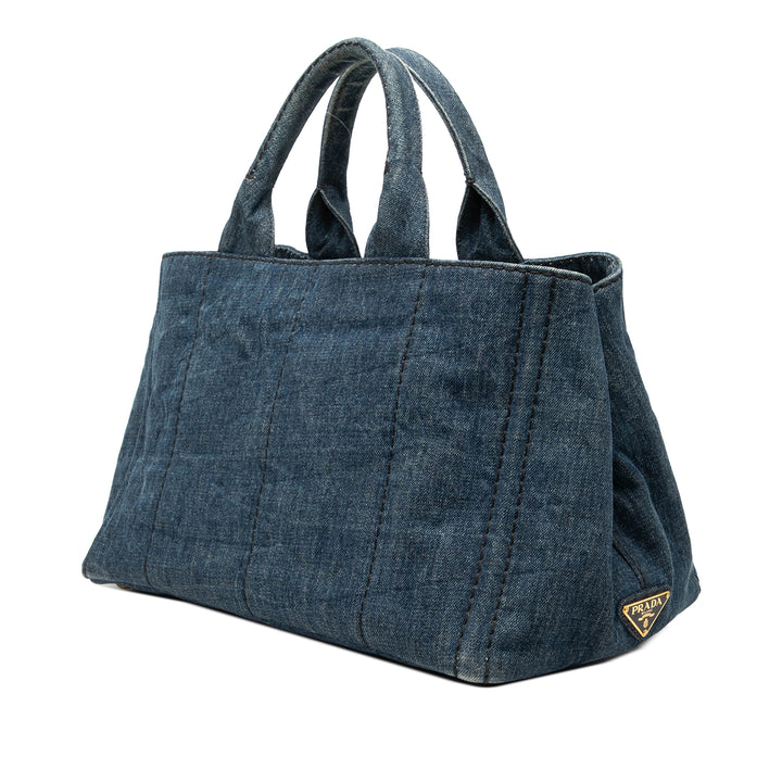 Prada Canapa Logo Cabas Grand Jean