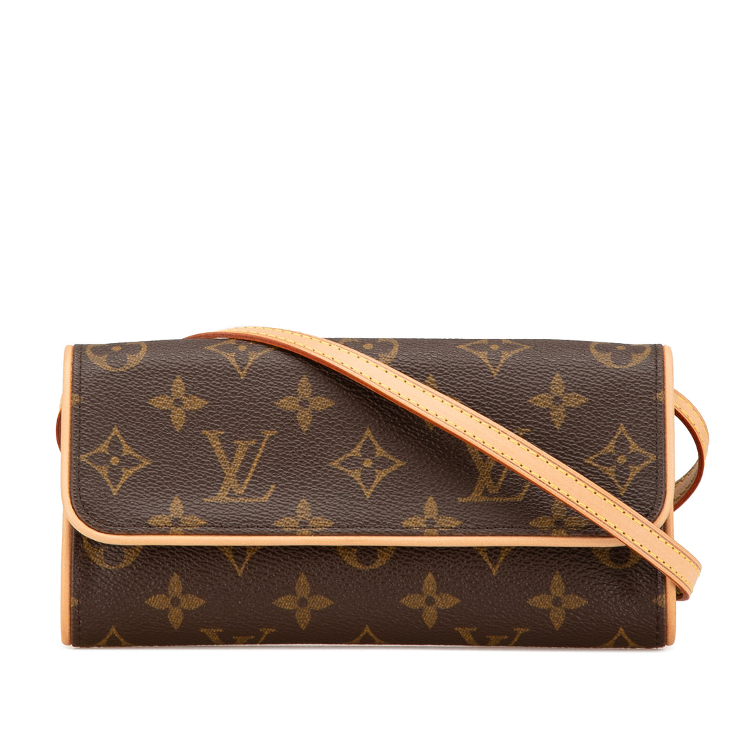 Monogram Pochette Twin PM Brown - Gaby Paris