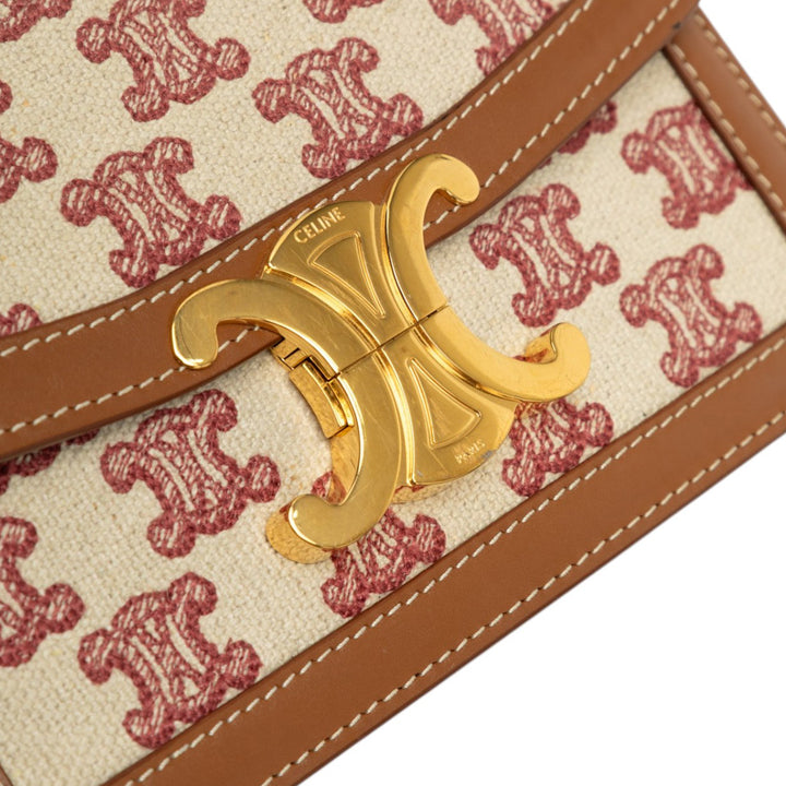 brodé et Triomphe Sac Teen Beige