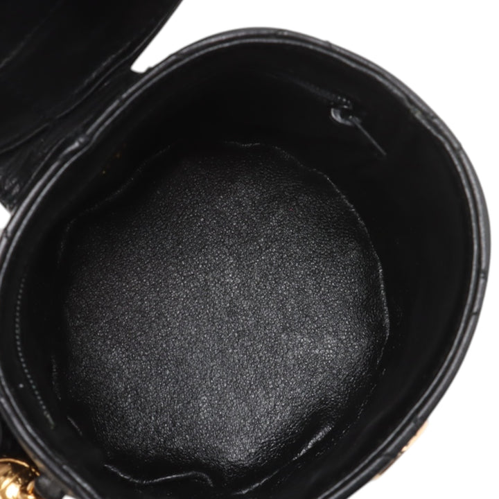 Chanel CC Matelassé Cuir d’agneau Fringe Sac porté croisé