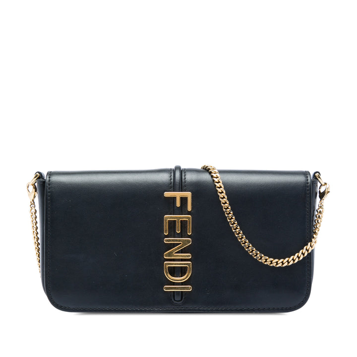 Fendi Fendigraphy Wallet on Chain Cuir