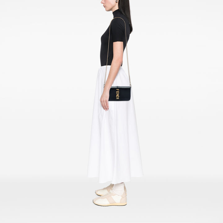 Fendi Fendigraphy Wallet on Chain Cuir