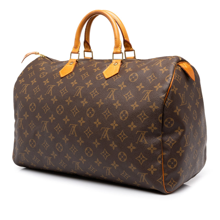 Louis Vuitton Speedy 40 Monogram Marron – vue 2 – GABY PARIS