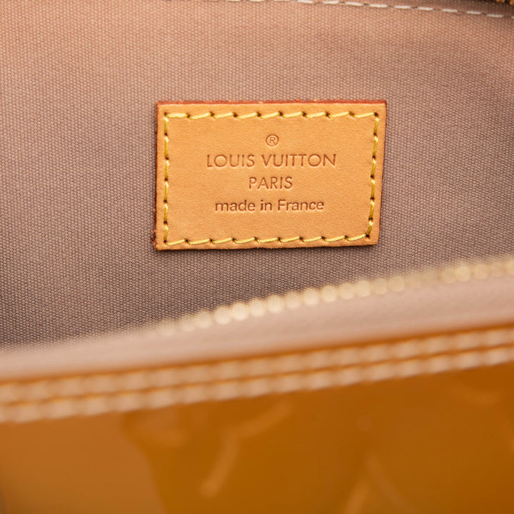 Alma PM Cuir verni Monogram Doré