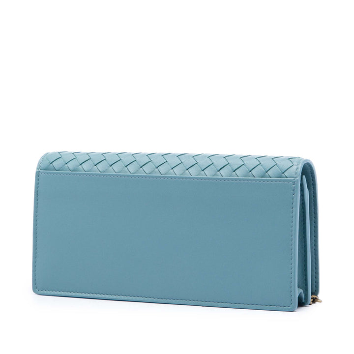Bottega Veneta Intrecciato Wallet on Chain Cuir nappa