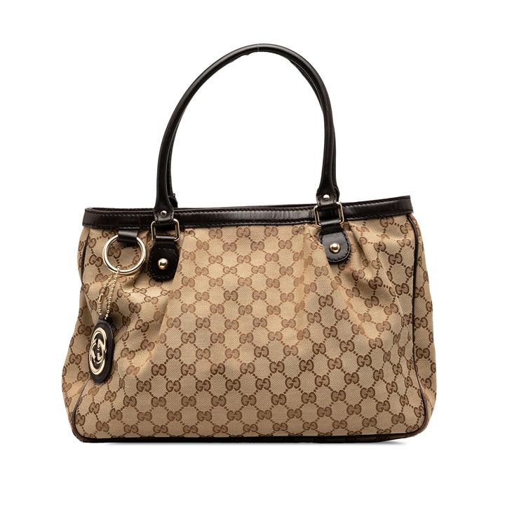 Gucci GG Toile Sukey Cabas Marron – GABY PARIS Authentique