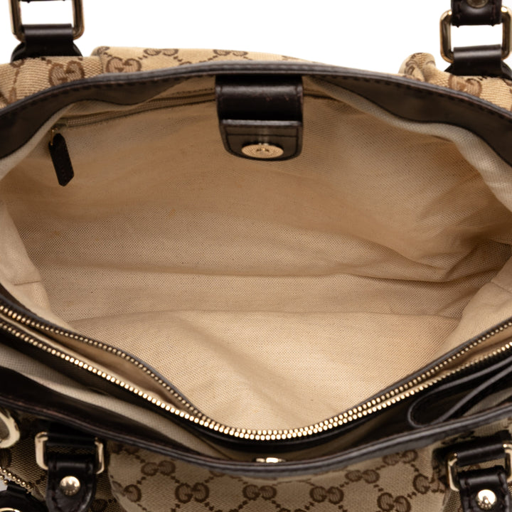 Gucci GG Toile Sukey Cabas Marron – GABY PARIS Authentique