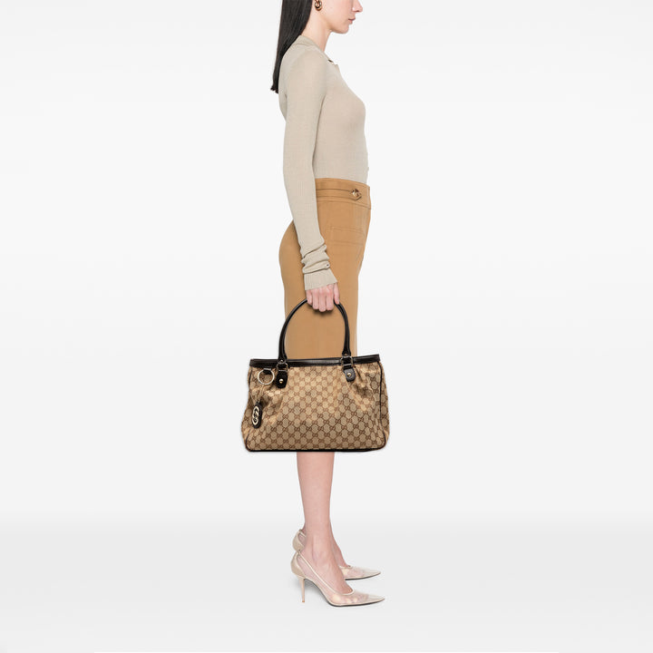 Gucci GG Toile Sukey Cabas Marron – GABY PARIS Authentique
