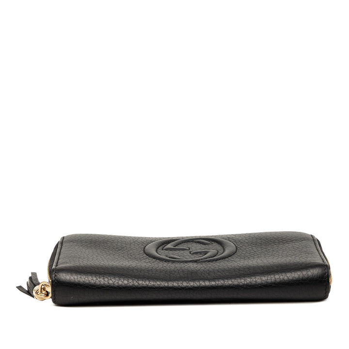 Gucci Cuir de veau Soho Zip Around Continental Portefeuille