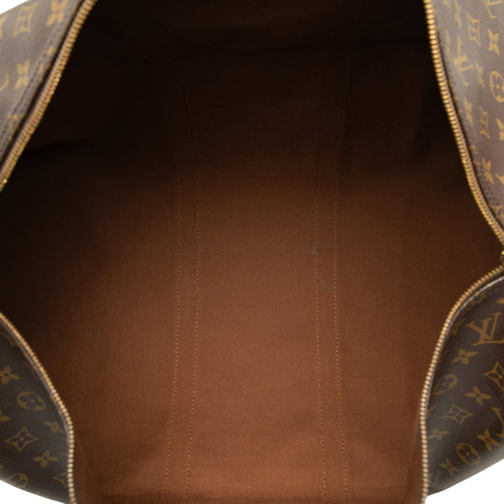 Louis Vuitton Keepall 55 Monogram Marron – vue 4 – GABY PARIS
