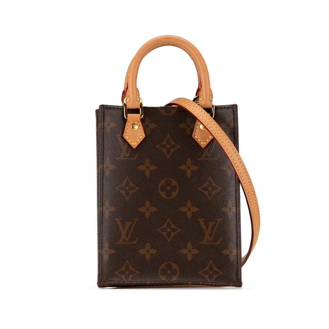 Monogram Petit Sac Plat Brown - Gaby Paris