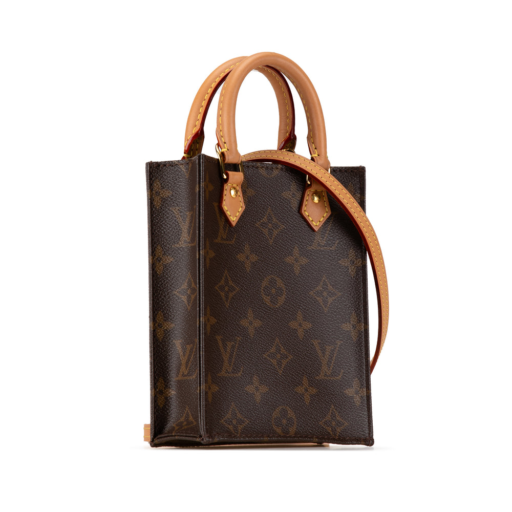 Monogram Petit Sac Plat Brown - Gaby Paris