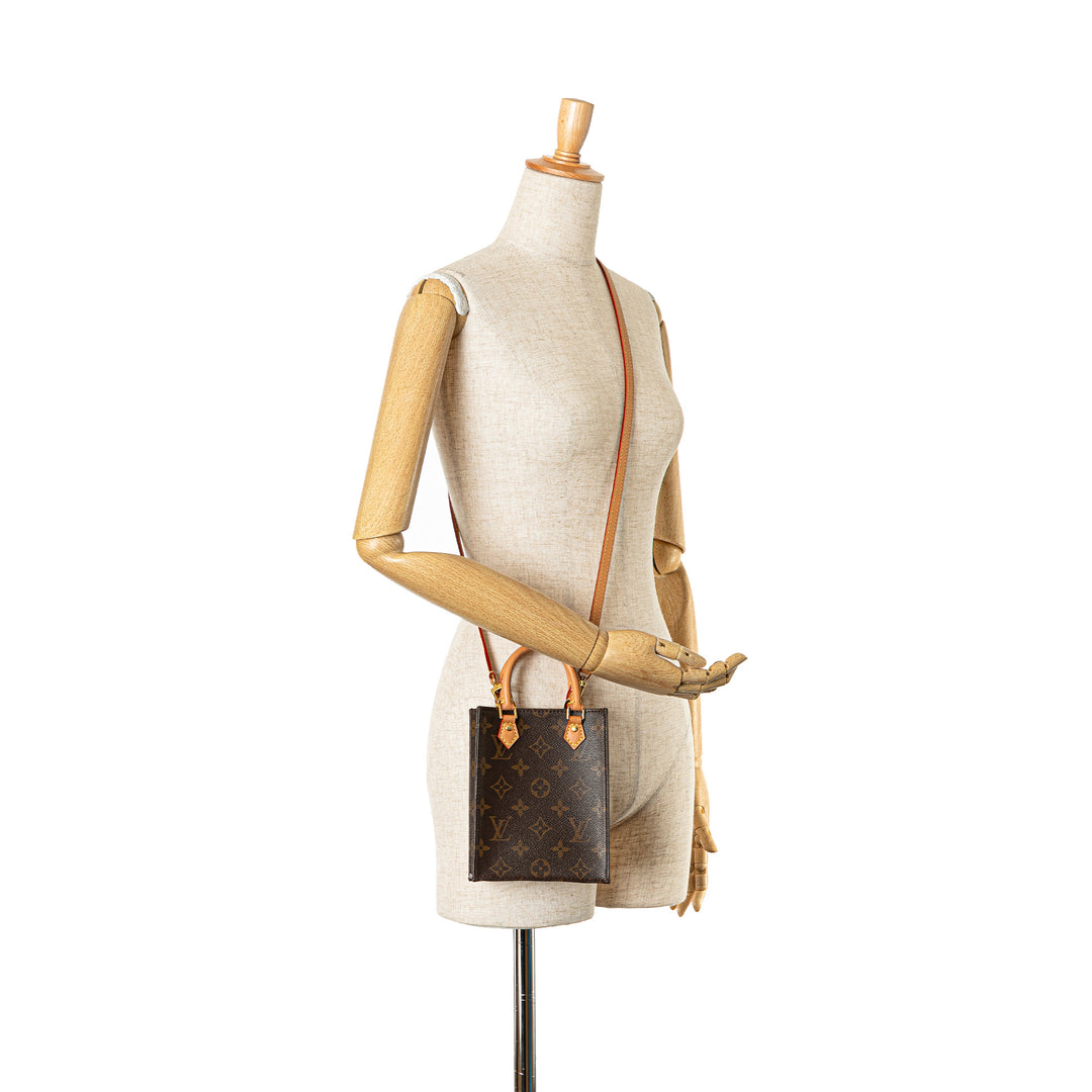 Monogram Petit Sac Plat Brown - Gaby Paris