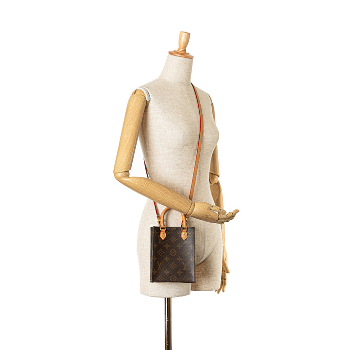 Monogram Petit Sac Plat Brown - Gaby Paris