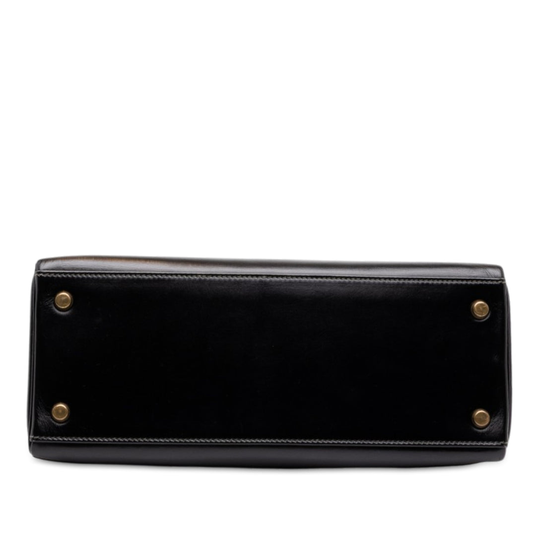Hermès Box Veau Kelly Retourne 28 Box Noir – vue 3 – GABY PARIS