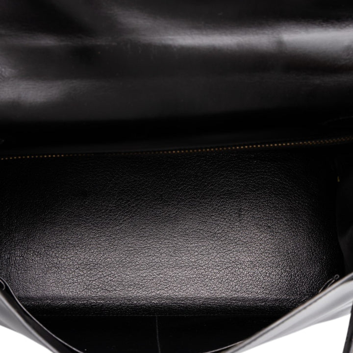 Hermès Box Veau Kelly Retourne 28 Box Noir – vue 4 – GABY PARIS